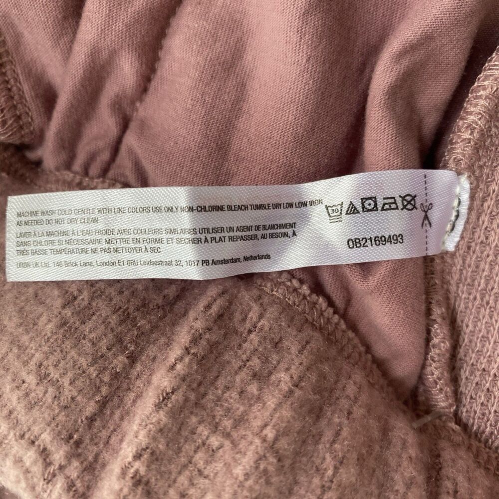 Urban Outfitters Out From Under Mauve Knit Flared Leg Lounge Pants Large - Picture 12 of 13